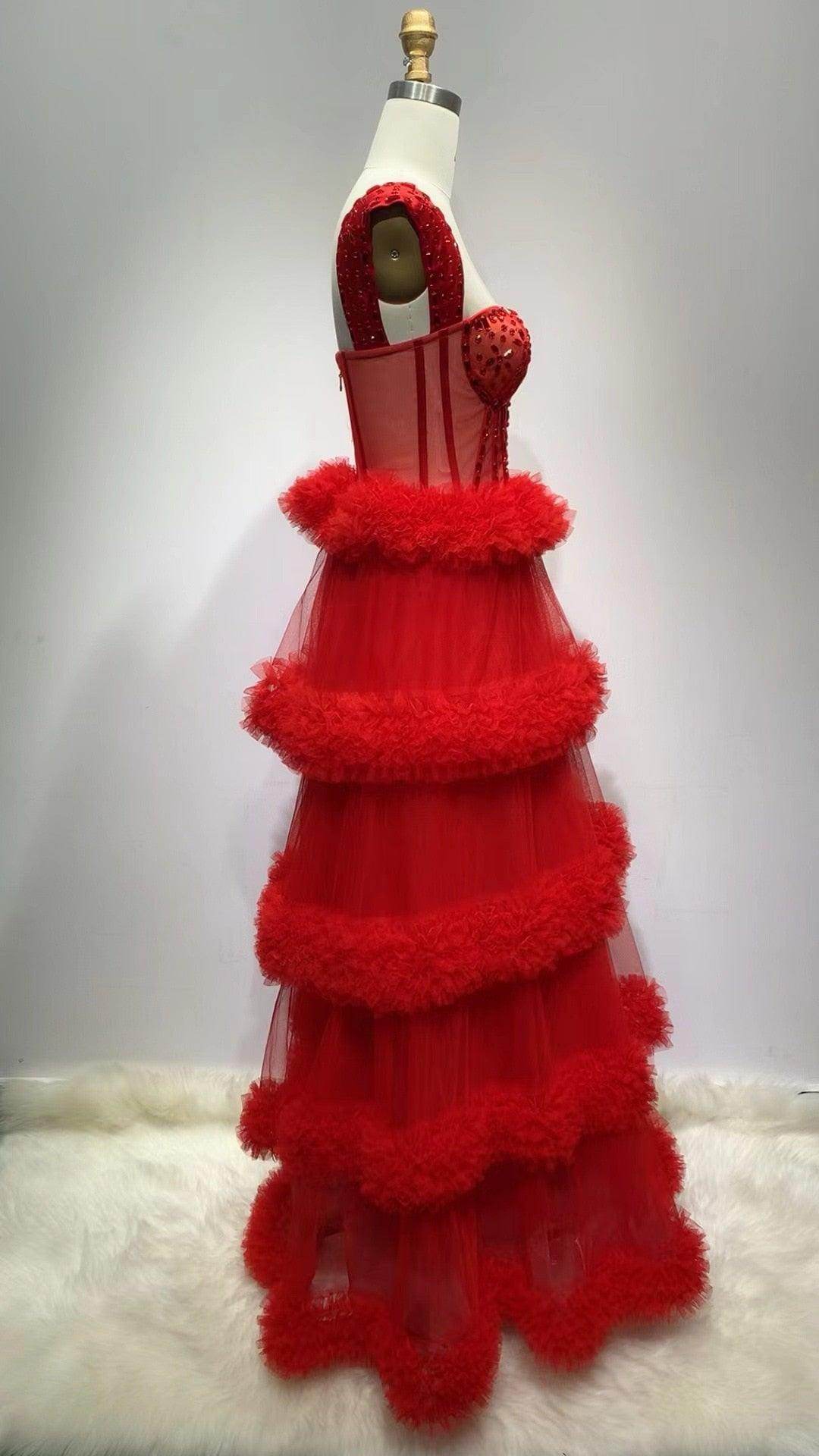 Lulu Evening Party Dress - REBECATHELABEL