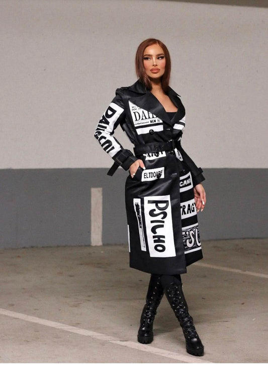 MAJDA LONGLINE COAT - REBECATHELABEL