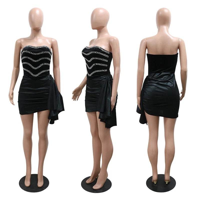 Making my way mini dress - REBECATHELABEL