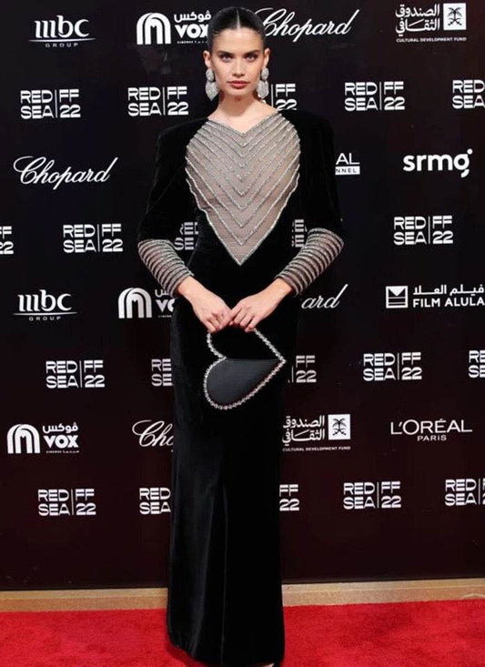 Mesh Sexy Long Bandage Dress - REBECATHELABEL