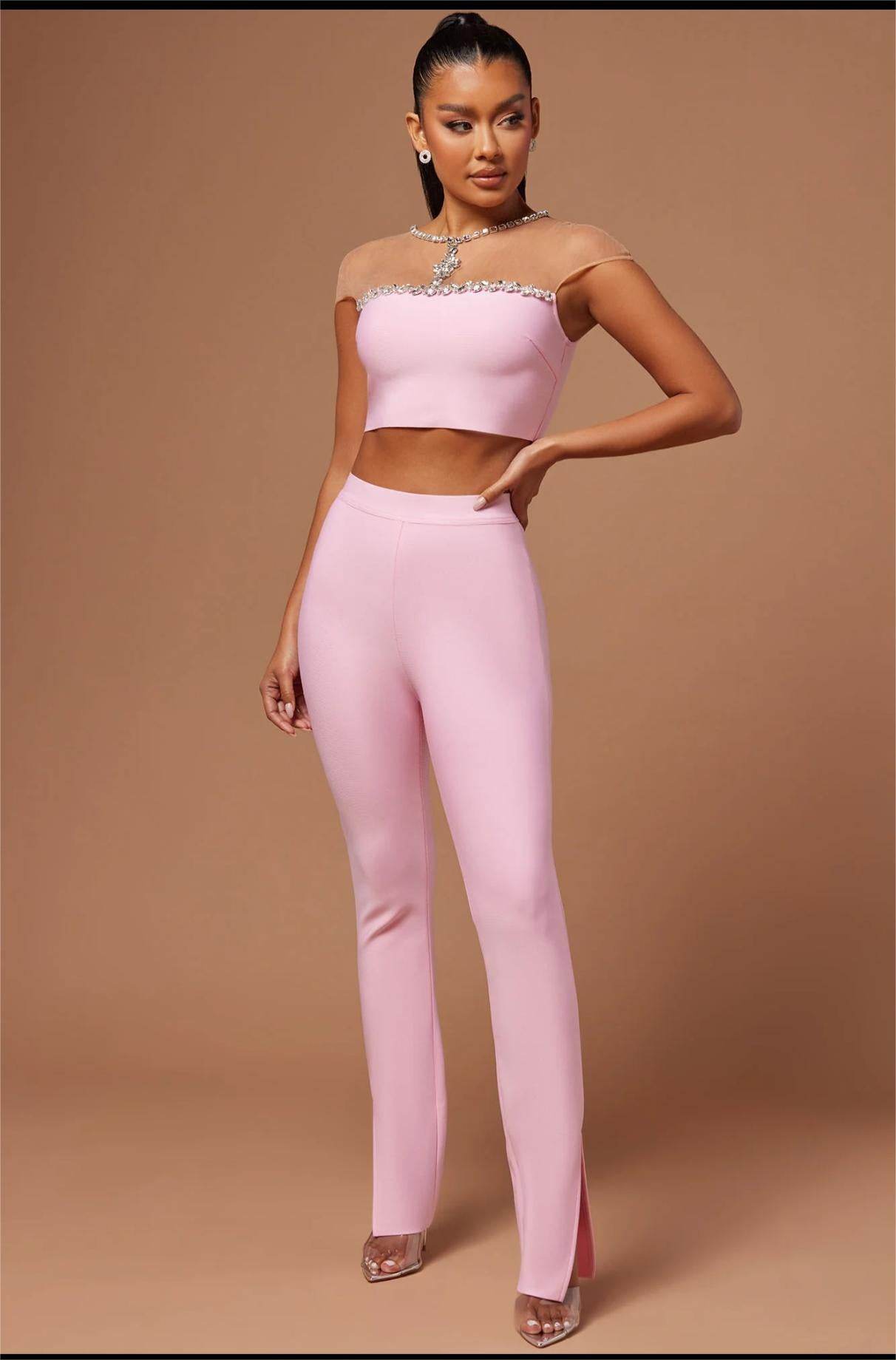 Molly bandage pant set - REBECATHELABEL