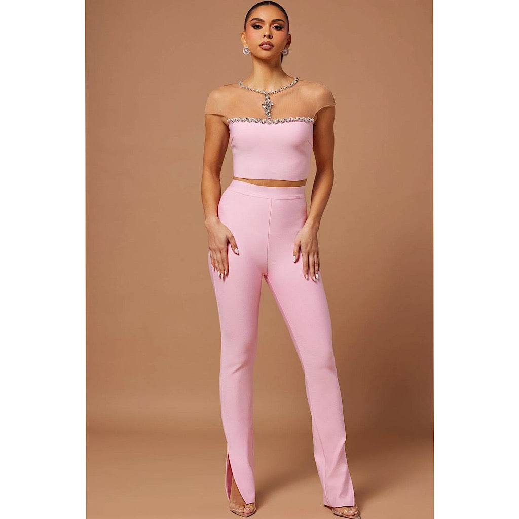 Molly bandage pant set - REBECATHELABEL