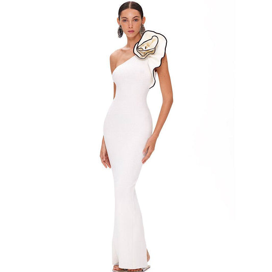 Nana flower white dress - REBECATHELABEL