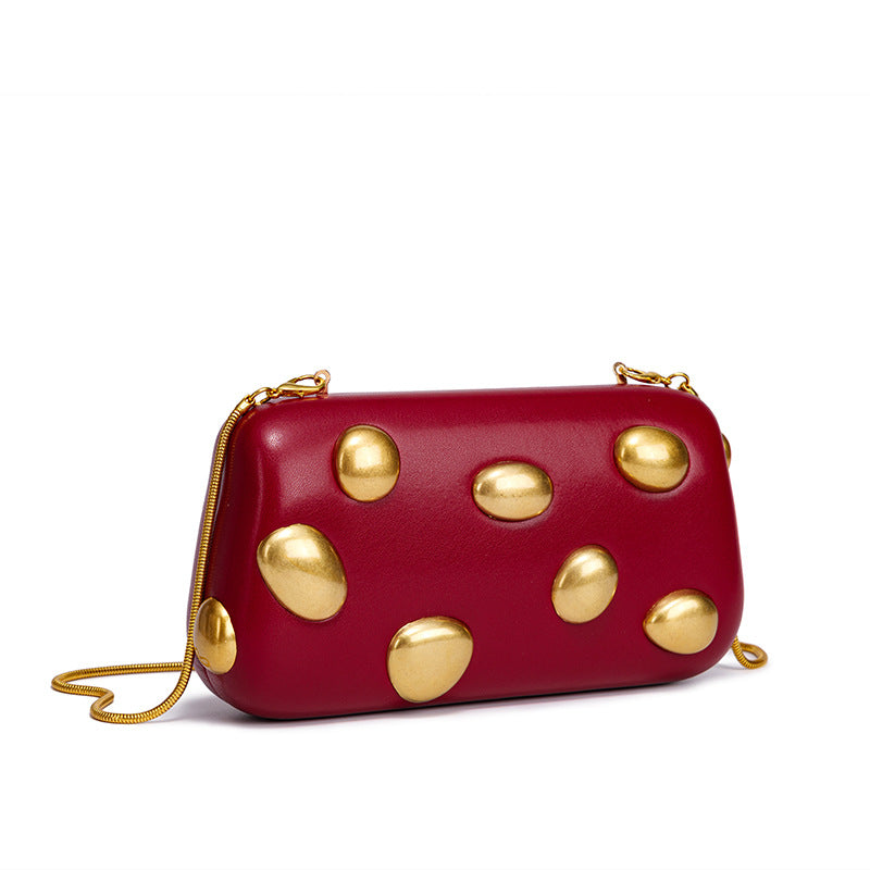 Niche Hand Holding Dinner Bag Chain Shoulder Messenger Bag Box Bag