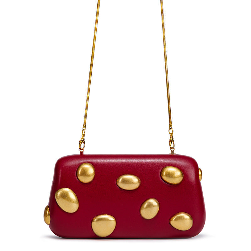 Niche Hand Holding Dinner Bag Chain Shoulder Messenger Bag Box Bag