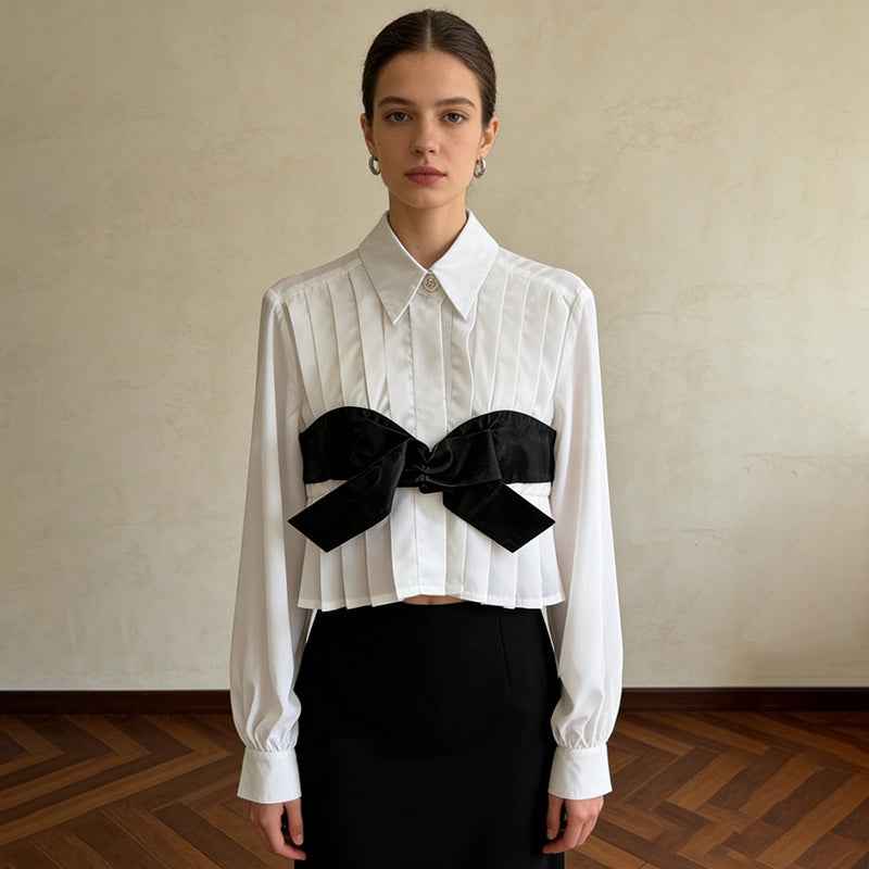 Casual Shirt Spring Colorblock Shirt