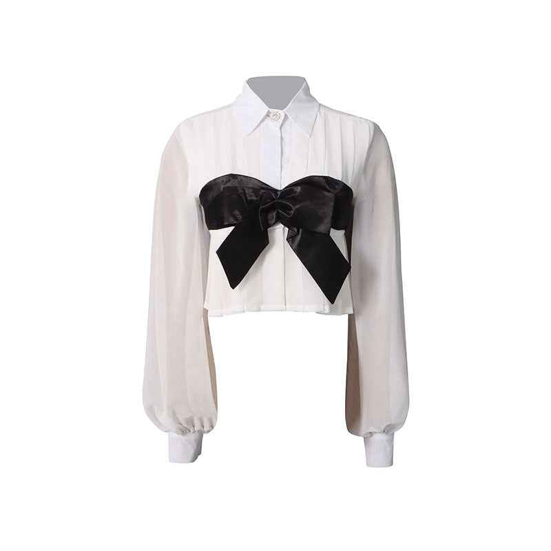 Casual Shirt Spring Colorblock Shirt