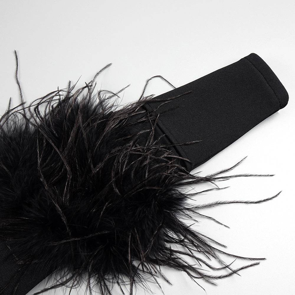 Off The Shoulders Bandage Dress - REBECATHELABEL