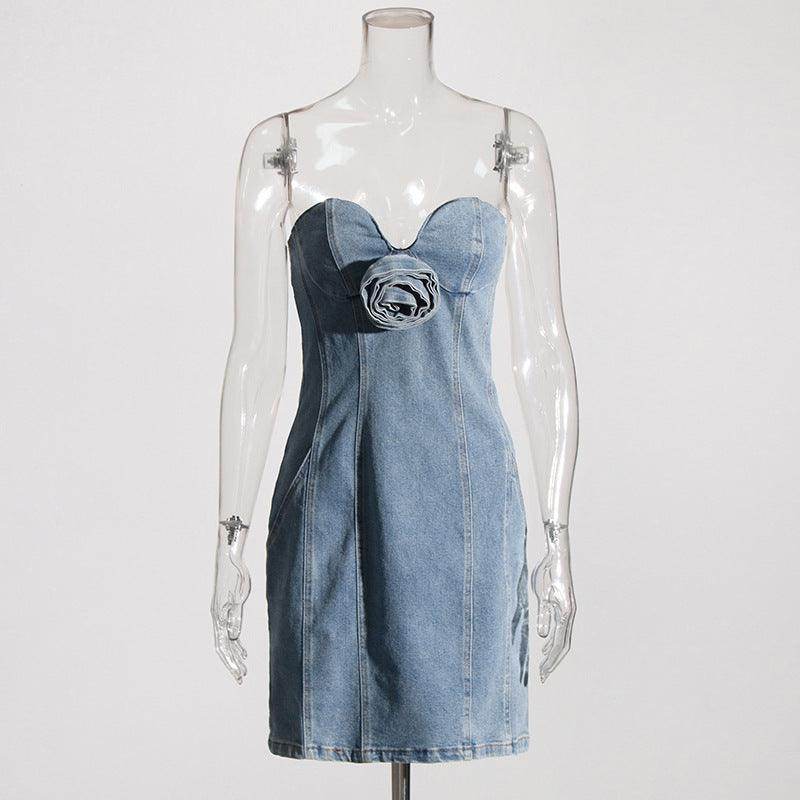 Ola denim dress - REBECATHELABEL