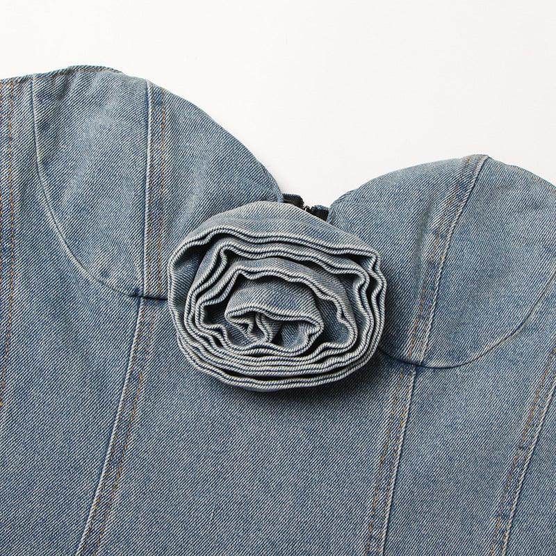 Ola denim dress - REBECATHELABEL