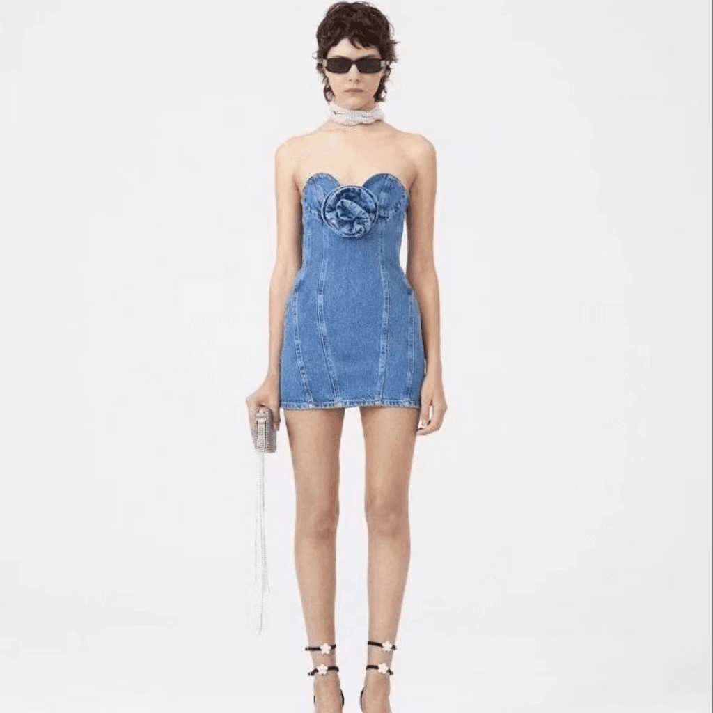 Ola denim dress - REBECATHELABEL