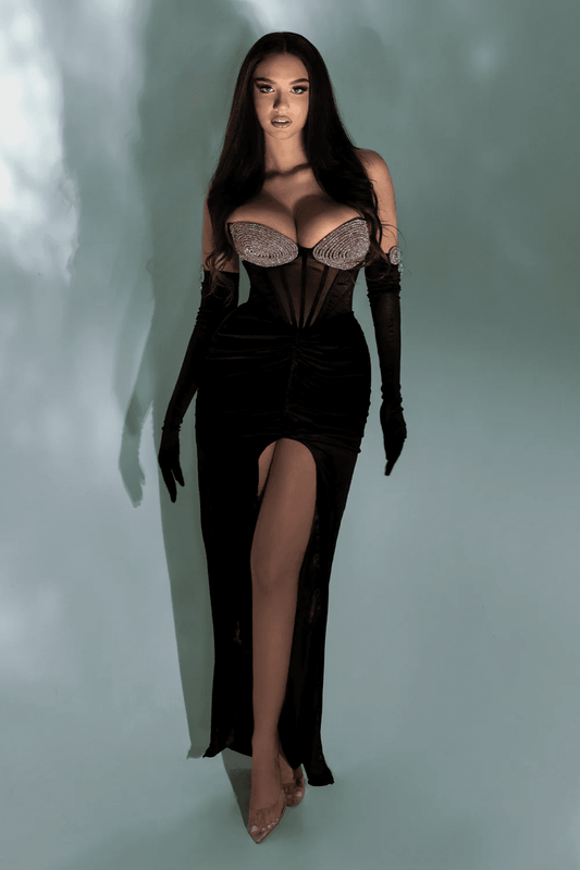 Pretty black dress - REBECATHELABEL