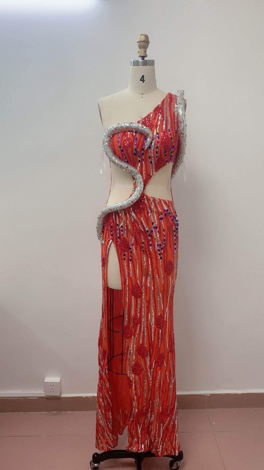 Primavera Sequin maxi dress - REBECATHELABEL