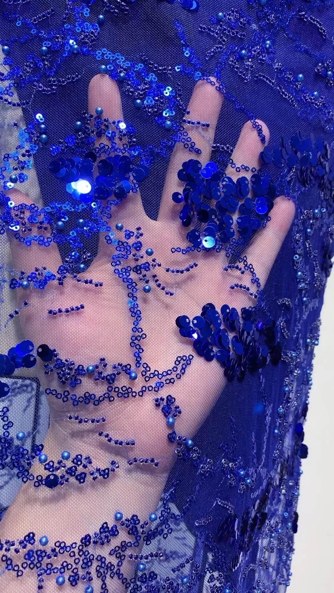 Rebecca sequin maxi high slight dress - REBECATHELABEL