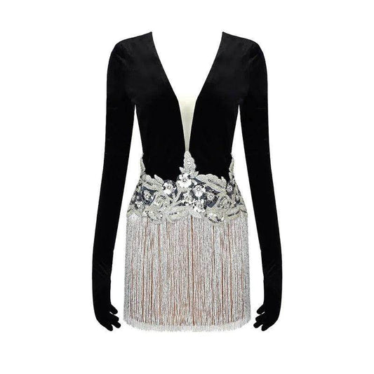 Rhinah glove mini dress - REBECATHELABEL