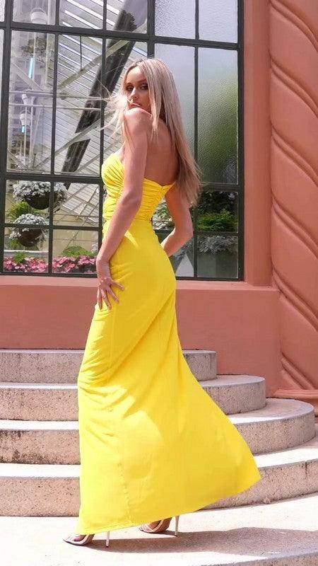 Riri floor length midi dress - REBECATHELABEL