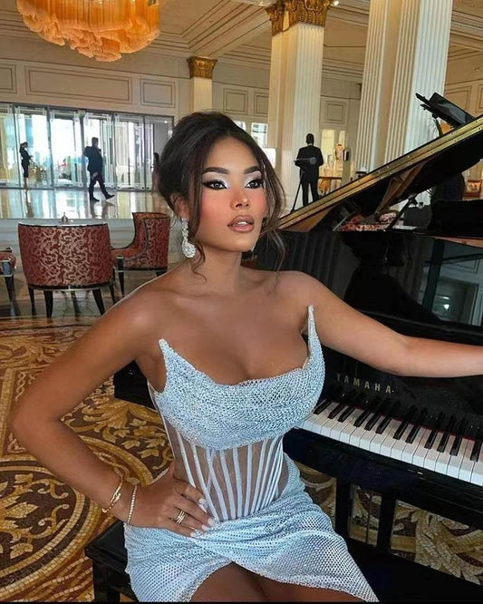 Rosary sequin dress - REBECATHELABEL