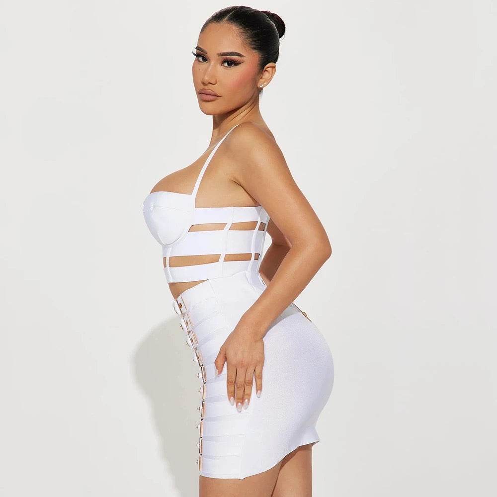 Sandy Bandage skirt set - REBECATHELABEL