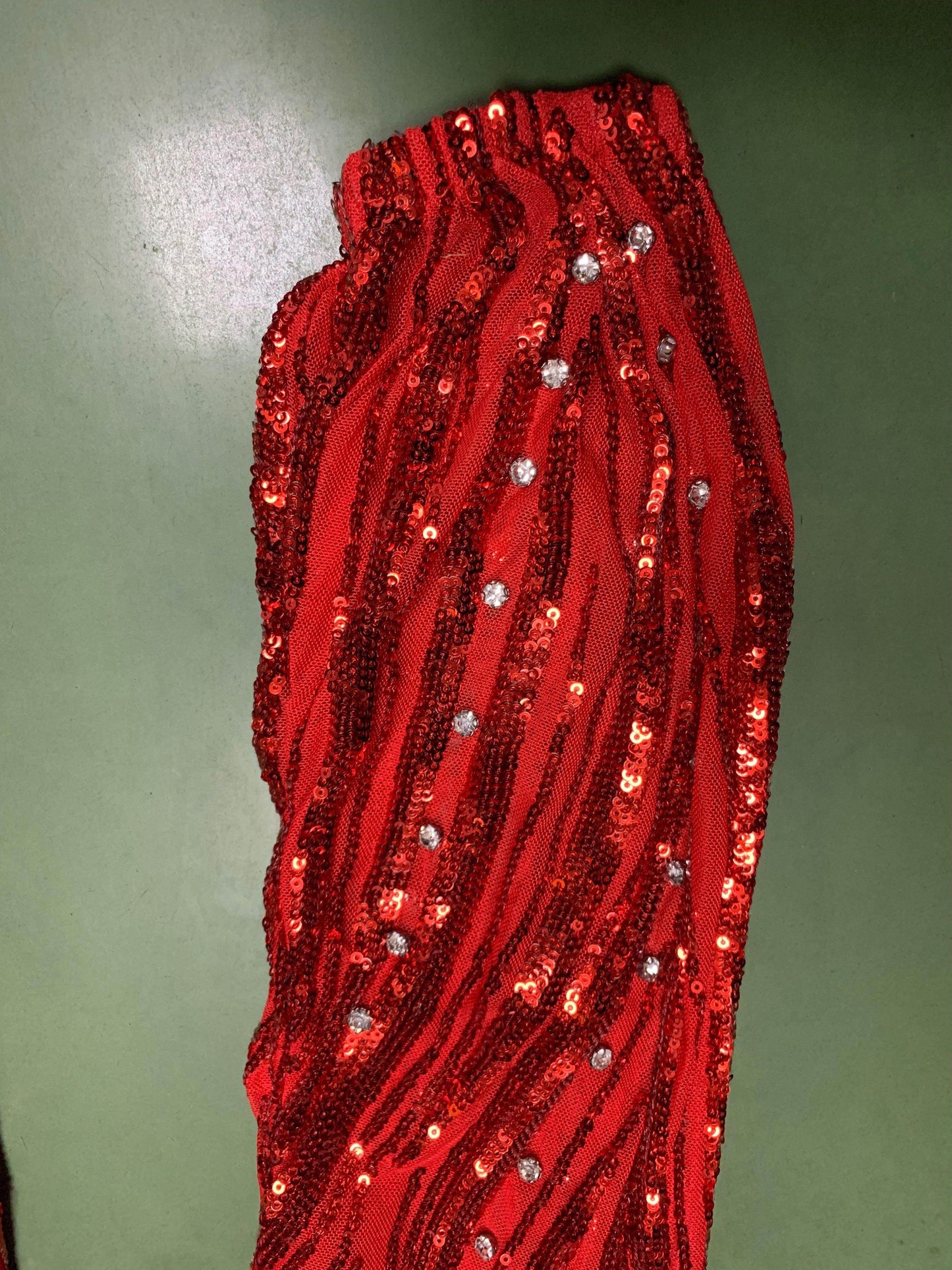 Sequine Diamond Gillter One Shoulder Dress - REBECATHELABEL