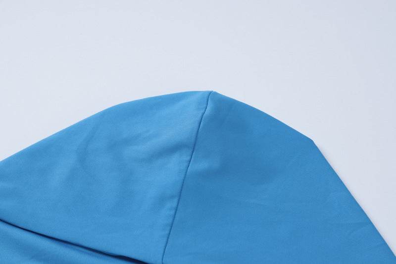 Sexy Low Cut Long Sleeve Hooded Mid Length Slit Dress - REBECATHELABEL