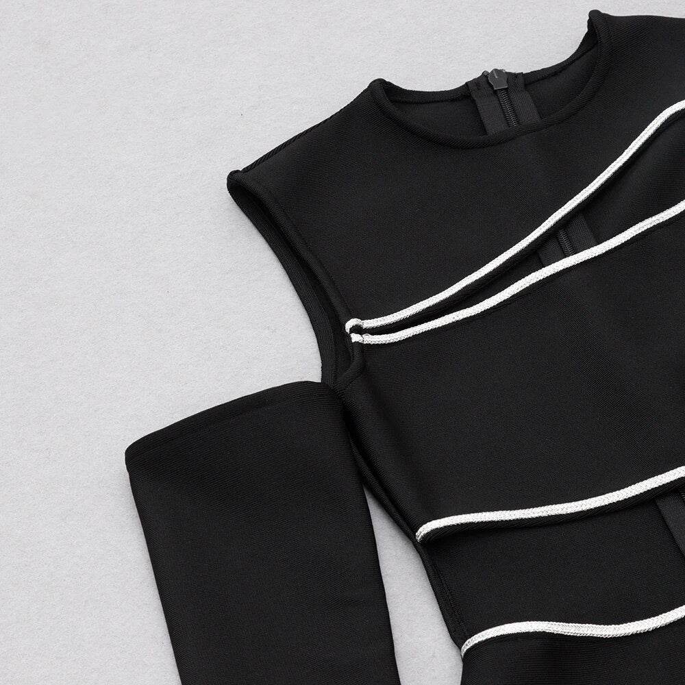 Sexy Midi Tight Bandage Dress - REBECATHELABEL