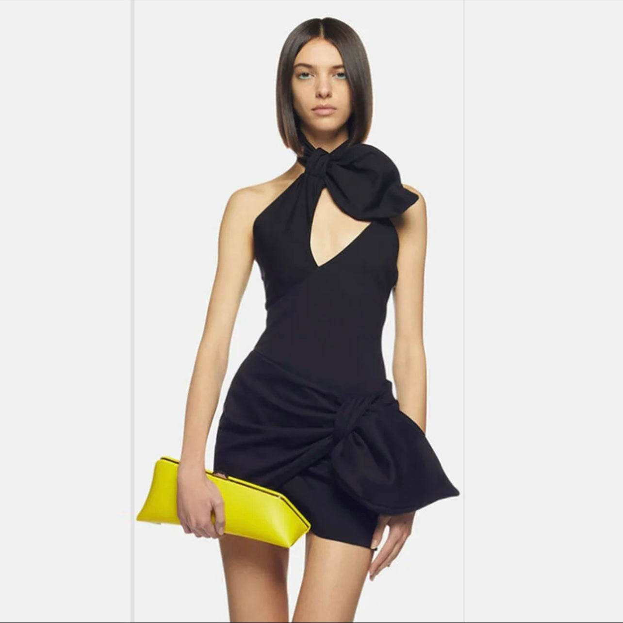 Sexy Sleeveless Backless Tight Mini Dress - REBECATHELABEL