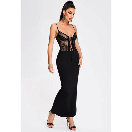 Spaghetti Strap midi dress - REBECATHELABEL
