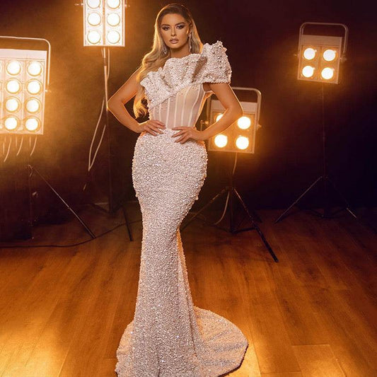 Special guest pearl dress - REBECATHELABEL