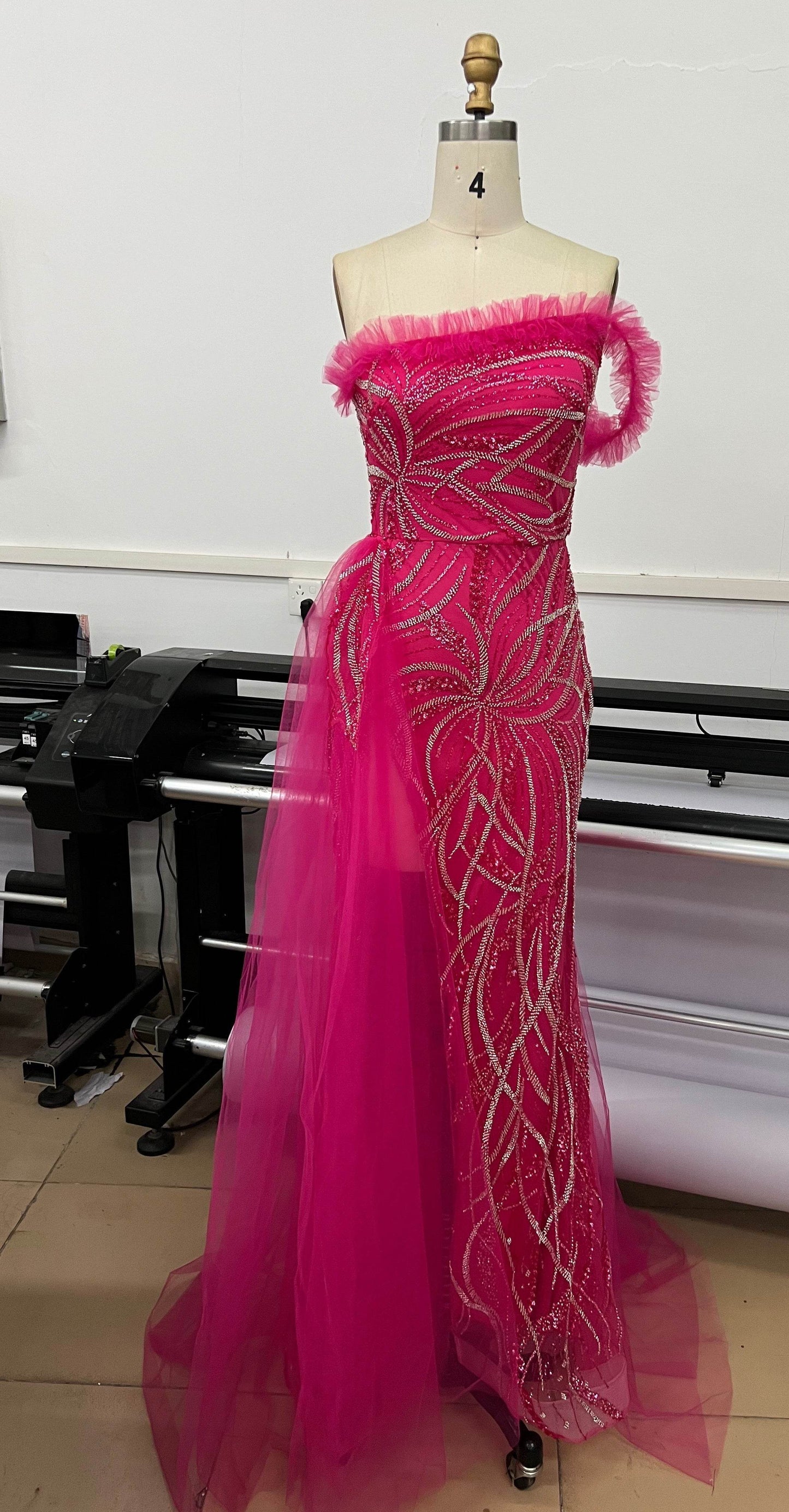 Special guest pink dress - REBECATHELABEL