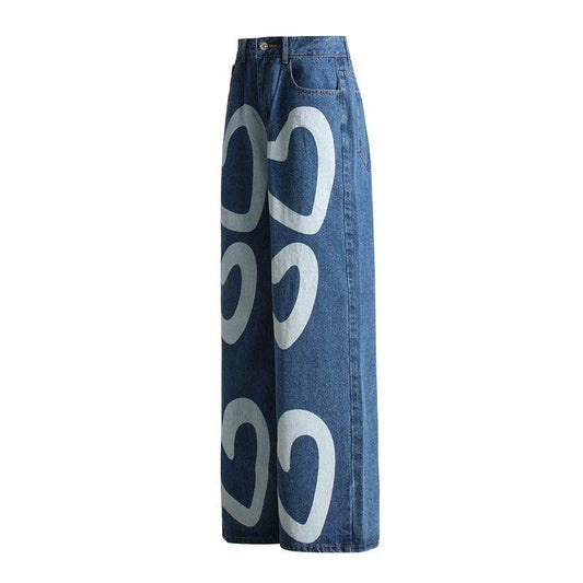 Spring Draping Retro Wide Leg Straight Leg Pants - REBECATHELABEL