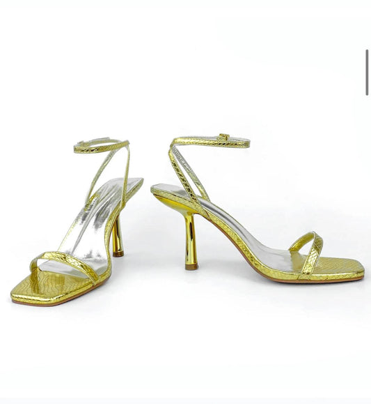 Squared Toe Buckled Slingbacks Pumps - REBECATHELABEL