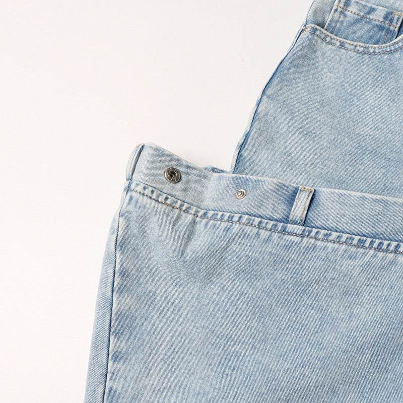 Stitching High Waist Slimming Skinny Jeans - REBECATHELABEL