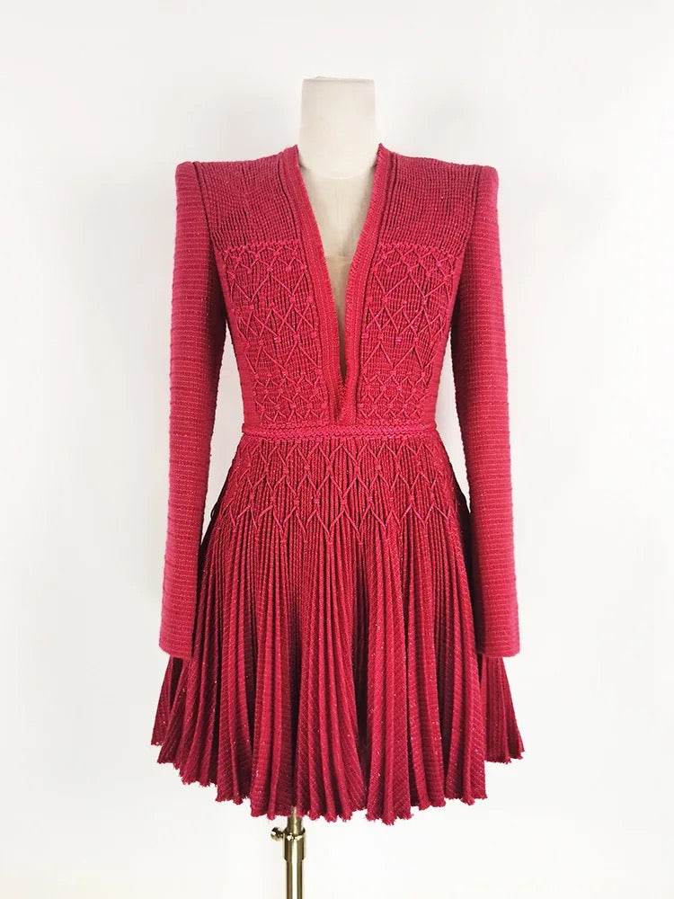 Tatila mini long sleeve dress - REBECATHELABEL