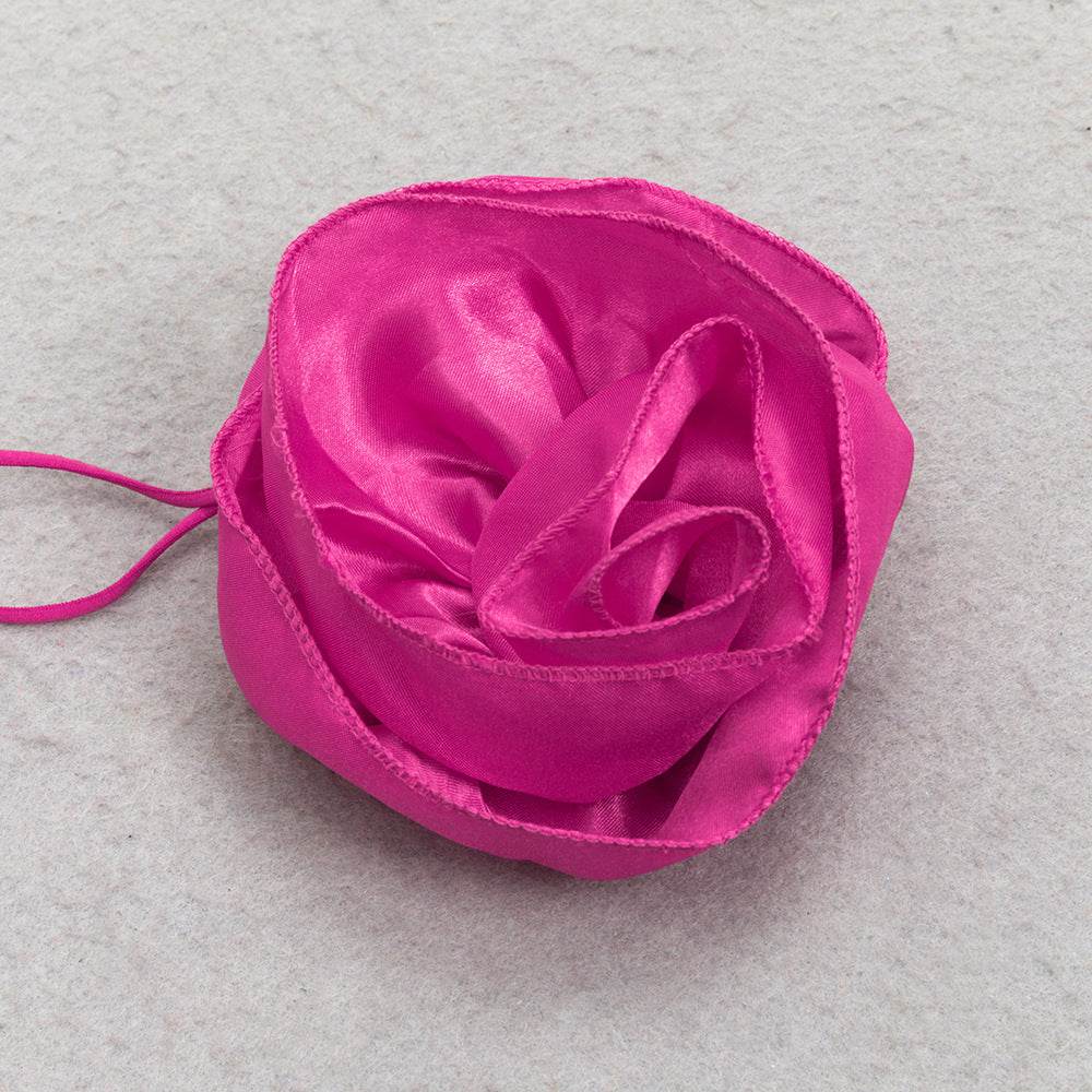 Three Dimensional Halter Floral Slim Dress - REBECATHELABEL