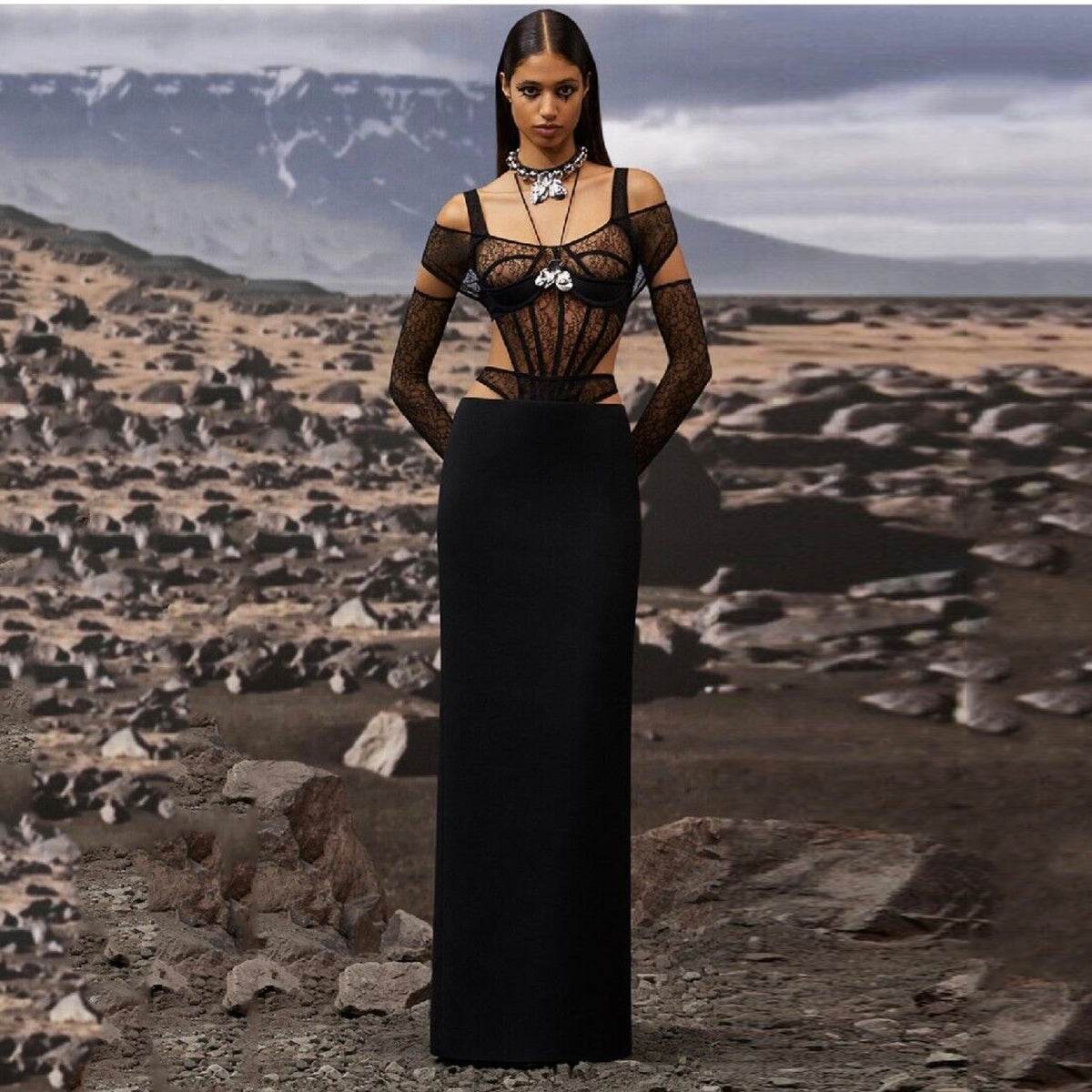 Tiffany midi dress - REBECATHELABEL