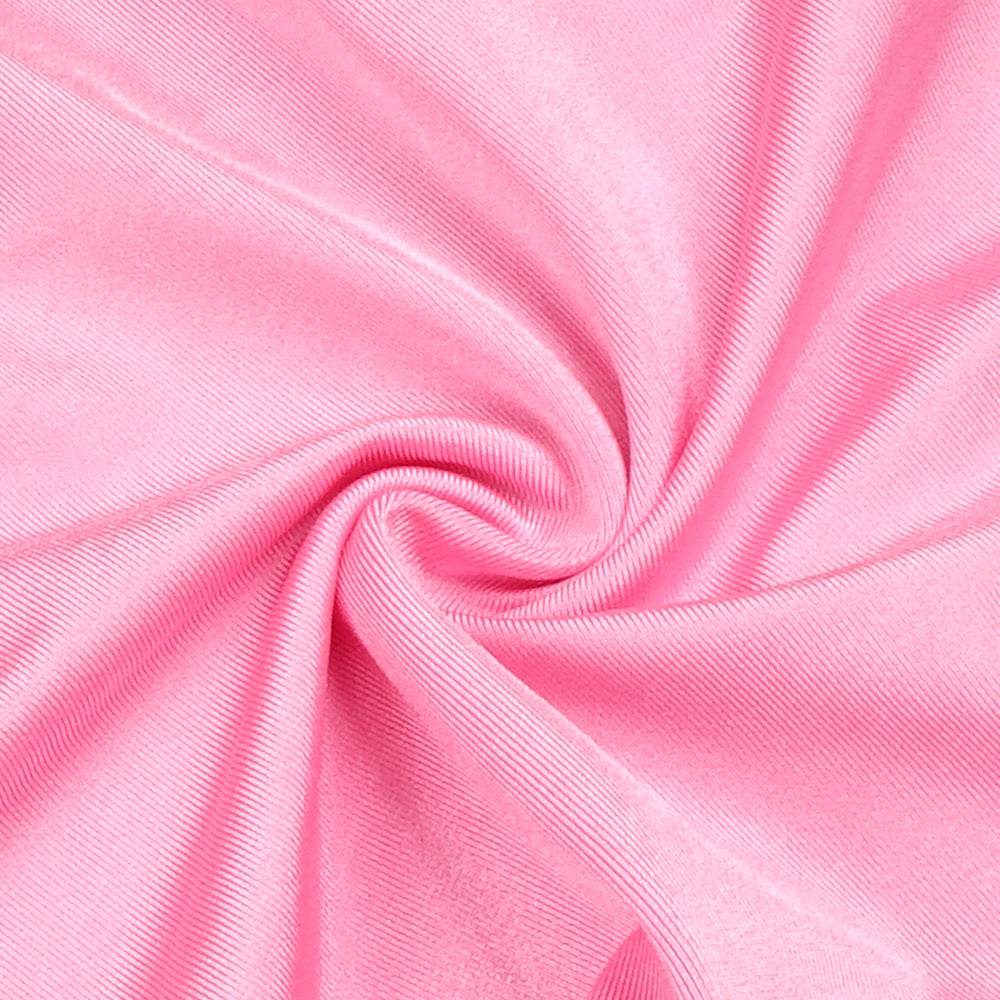 Tight Sleeveless Pink 3D Flower Backless Pleated Midi Split Dress - REBECATHELABEL