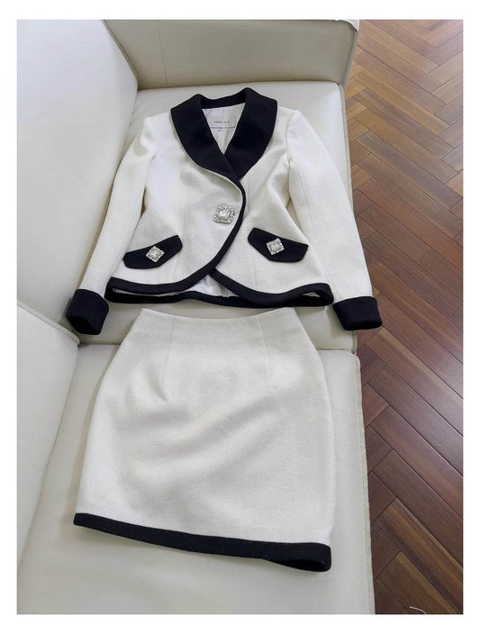 Toni Patchwork Blazer Set - REBECATHELABEL