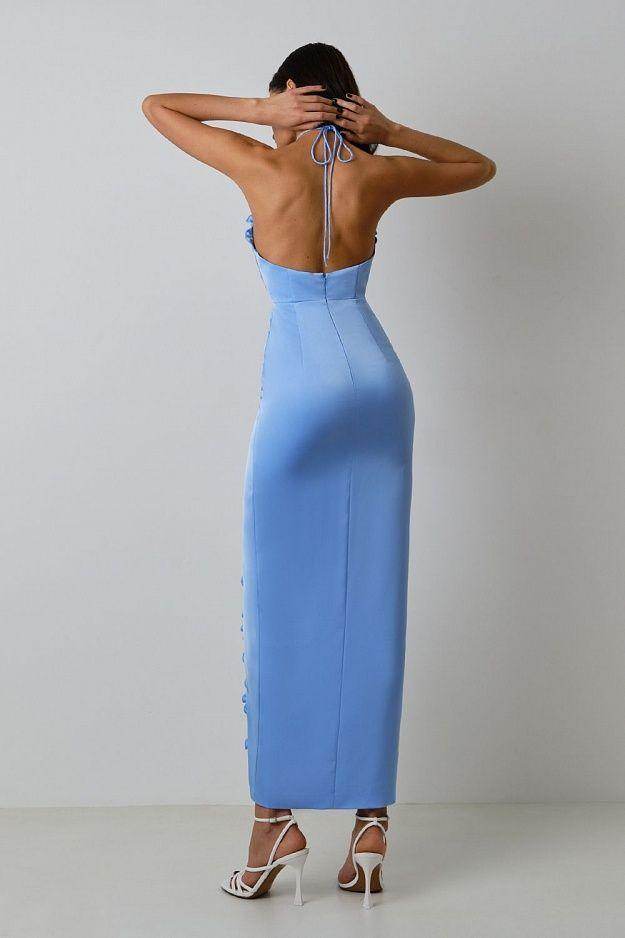 V-neck Italian Noodle dress - REBECATHELABEL