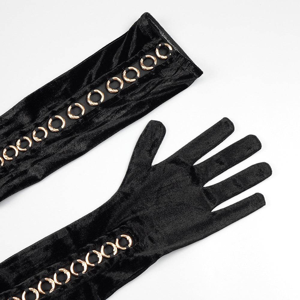 V-neck Short Set 2-piece Gloved Velvet set - REBECATHELABEL