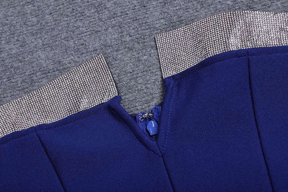 V-neck Sleeveless Backless Party Dress - REBECATHELABEL