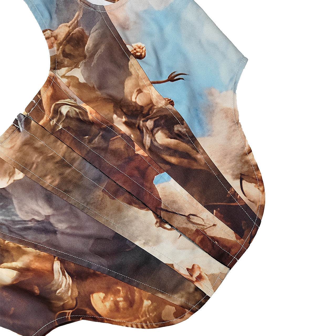 Vest Sexy Bare Cropped High Waist Trousers set - REBECATHELABEL