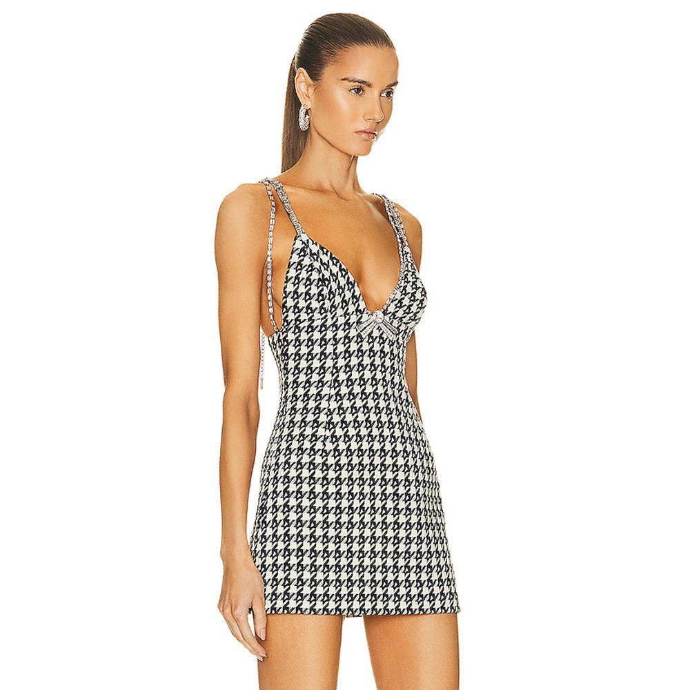 Wavy Honey mini dress - REBECATHELABEL