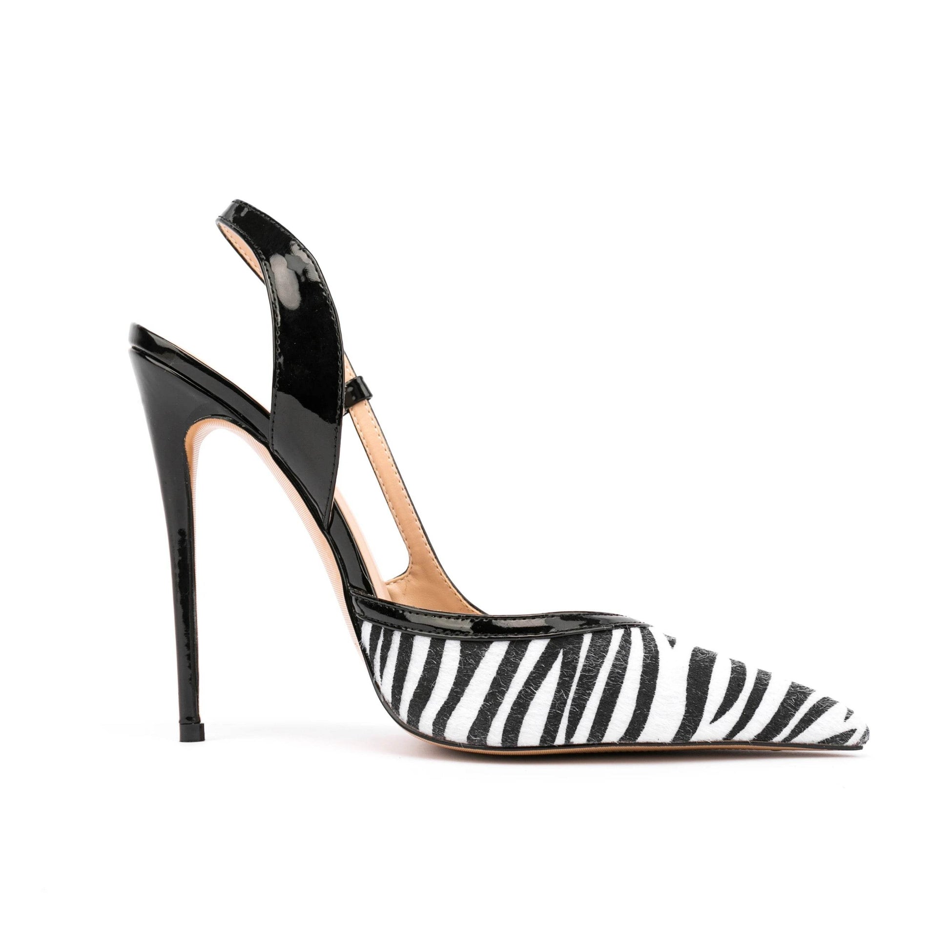 Zebra Heels - REBECATHELABEL