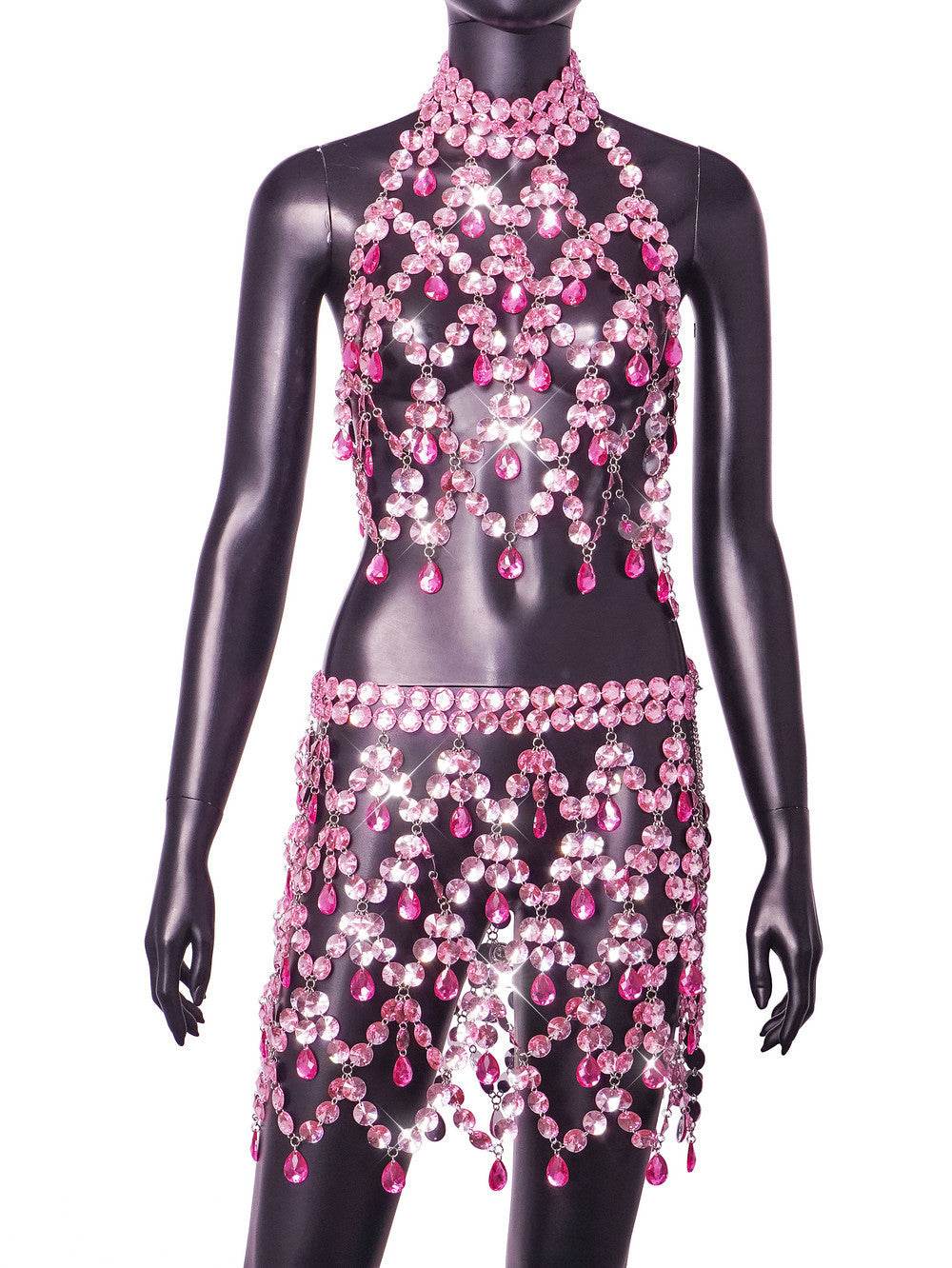 Zelie diamond skirt set - REBECATHELABEL