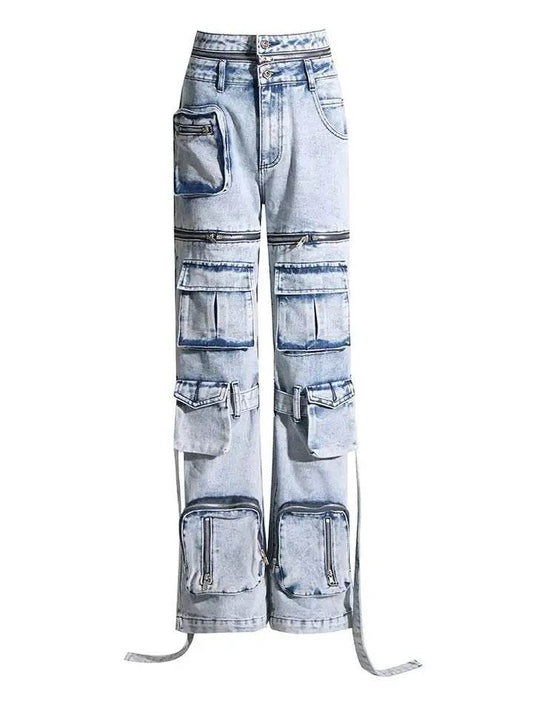 Zipper Detachable Jeans - REBECATHELABEL