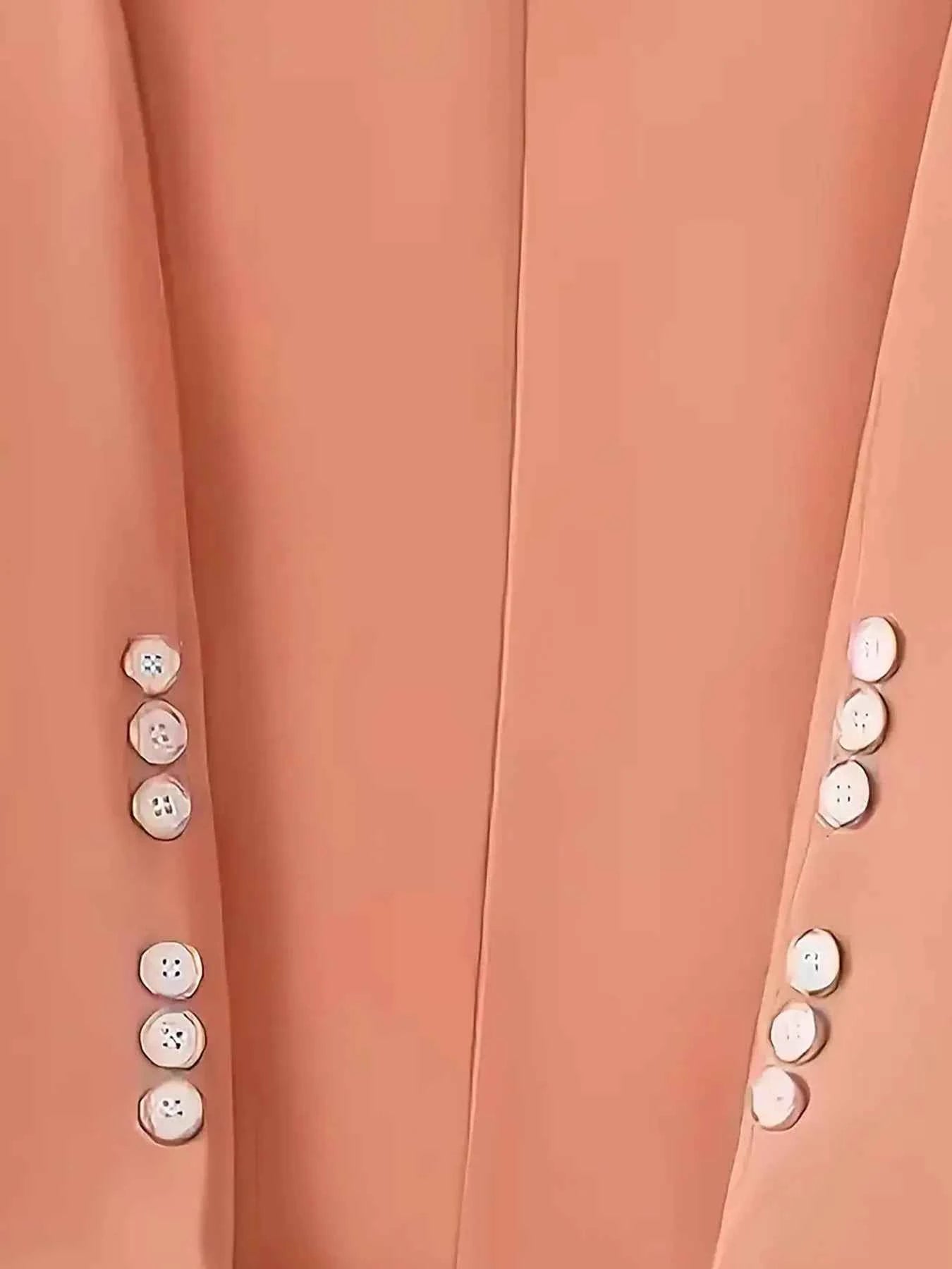 Single-Button Long Sleeve Blazer