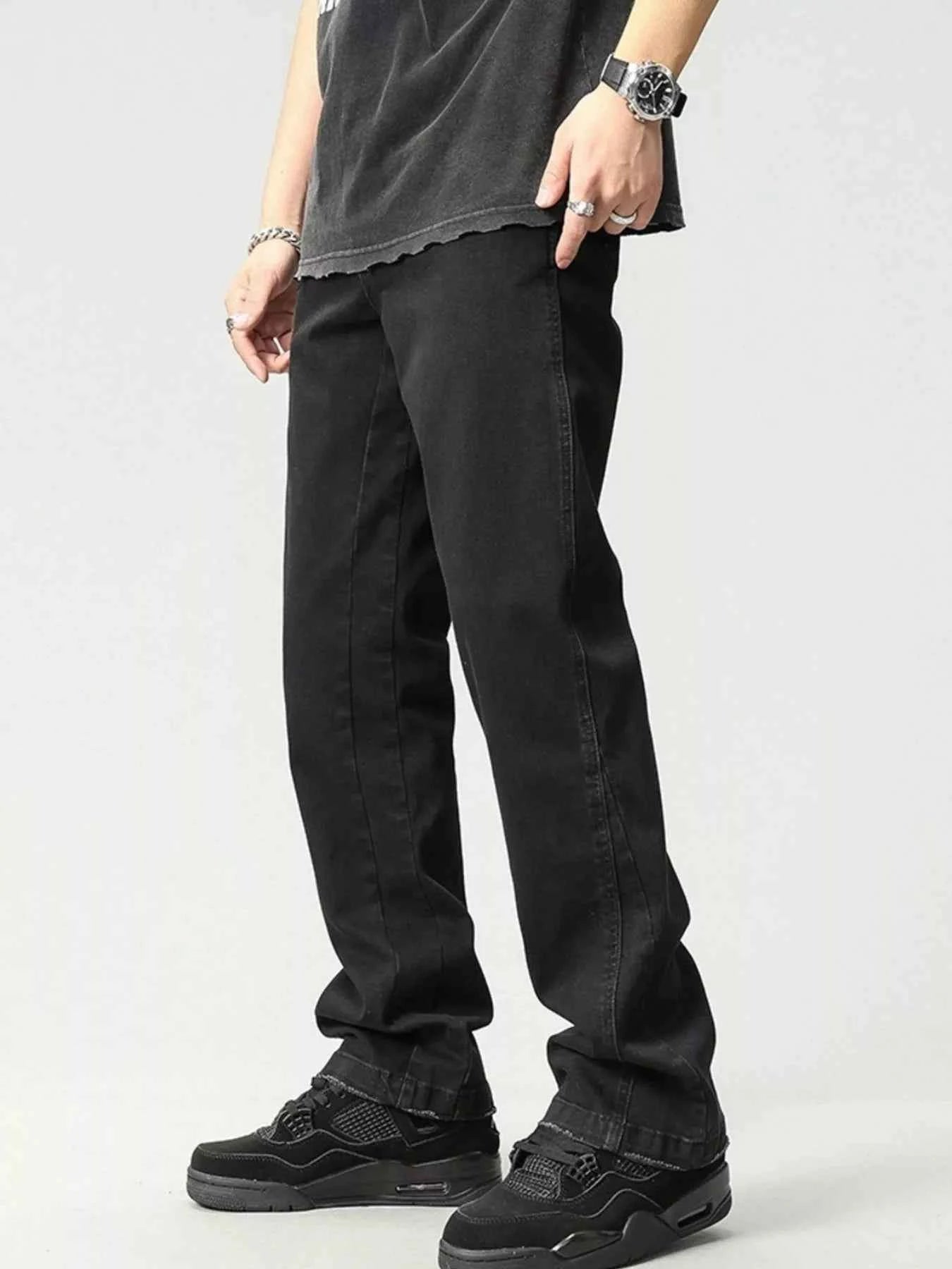 Men's Washed Loose Fit Jeans