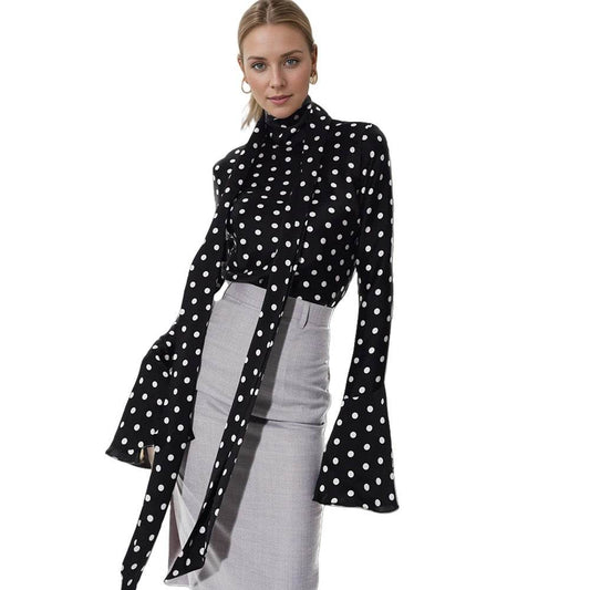 Aliayah polka dot blouse - REBECATHELABEL