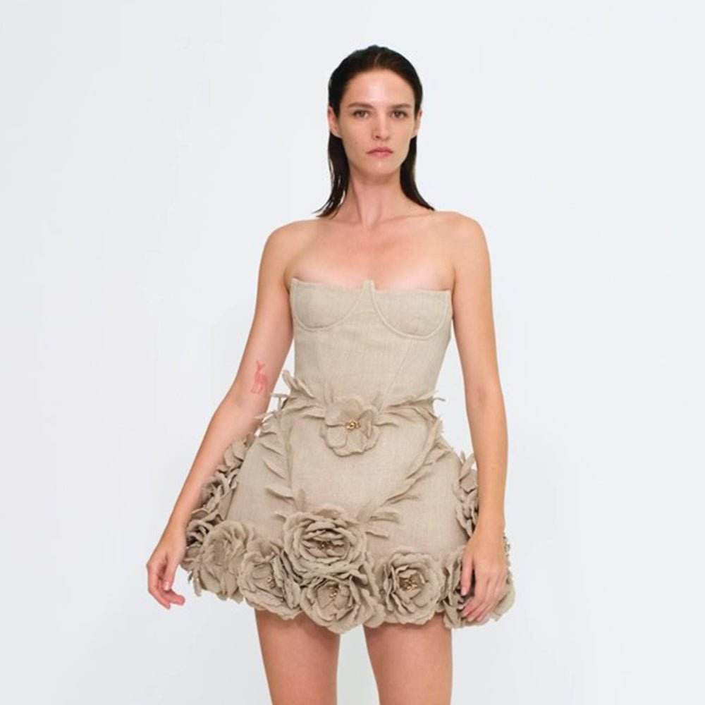 Aliyah flower dress - REBECATHELABEL