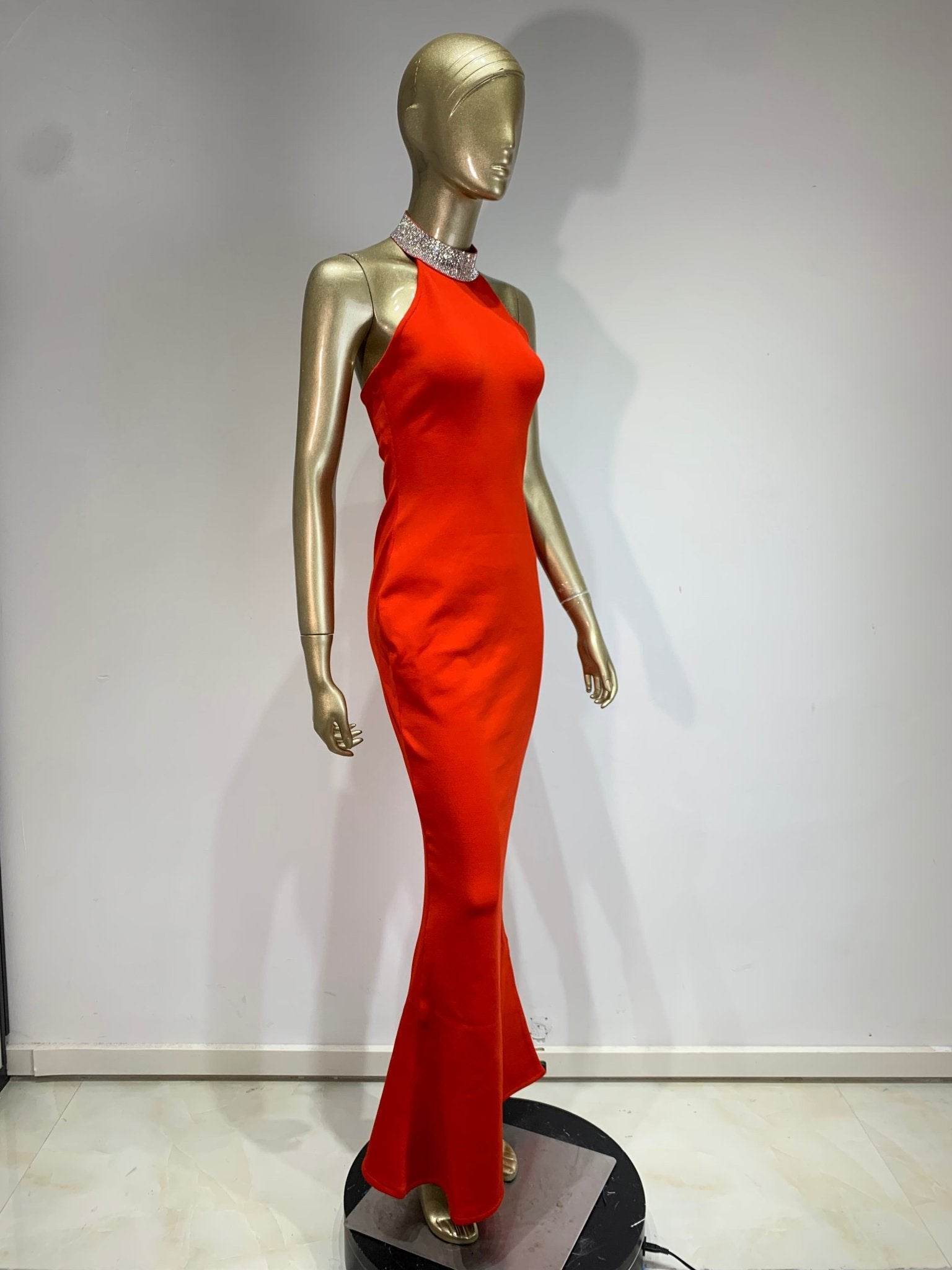 Aloma floor length dress - REBECATHELABEL